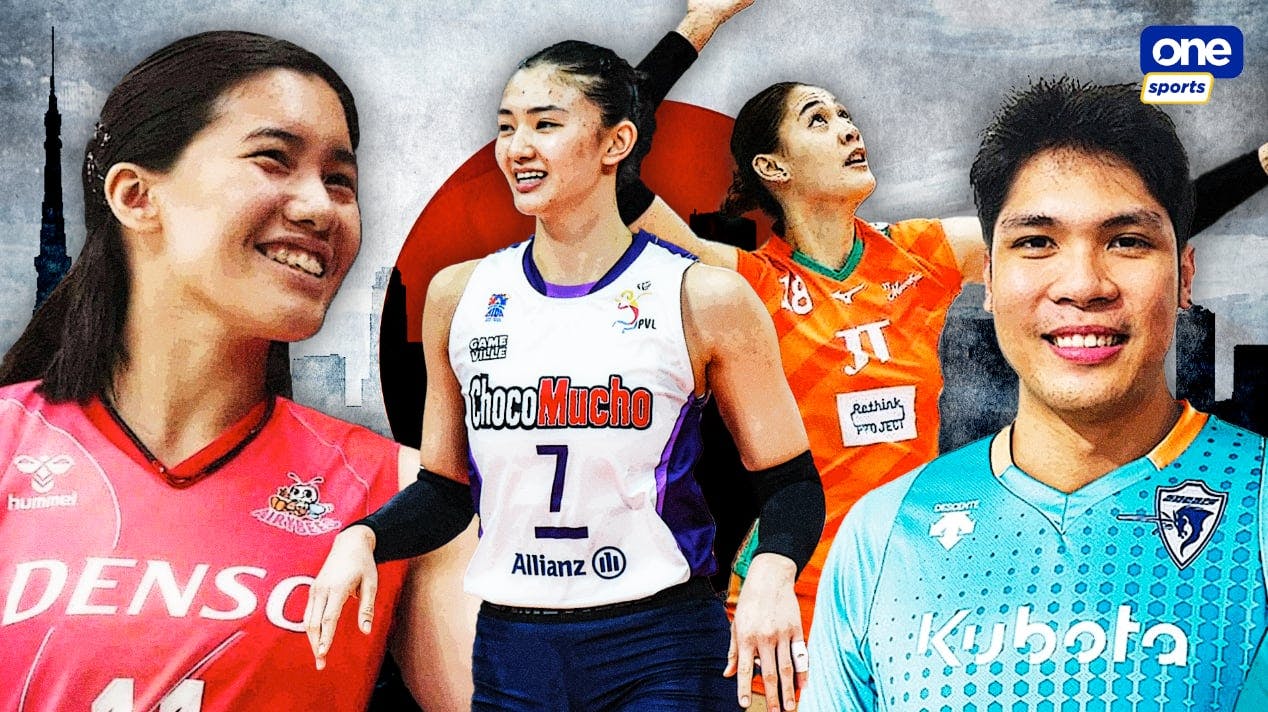 LIST: Filipino volleyball athletes who are ready to bring their game to Japan in the 2024-25 season
